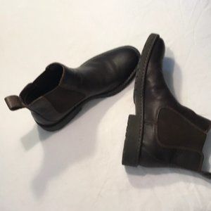 BORN Dark Brown Men Leather Boots Sz 8
